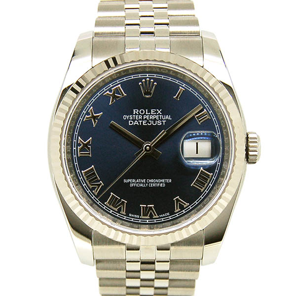 ロレックス　ROLEX　デイトジャスト　Ref.116234　ブルーローマ　36mm　国内未使用　未使用品
