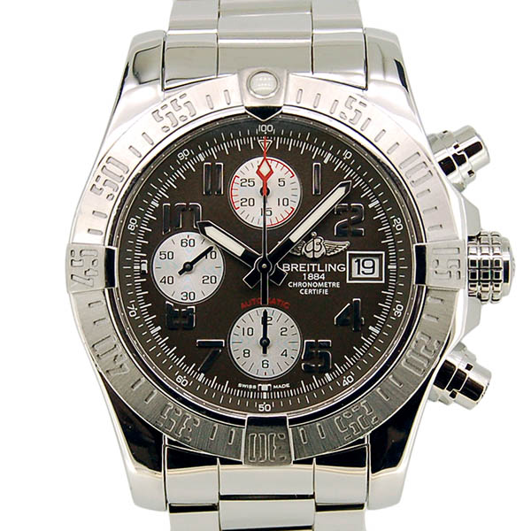 ブライトリング　BREITLING　アベンジャー2　A339F64PSS　43mm　グレー　自動巻　クロノグラフ　USED　中古