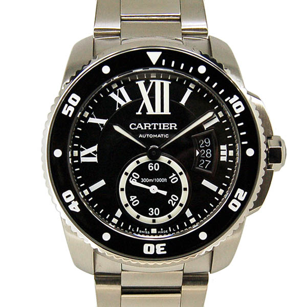 カルティエ　CARTIER　カリブル　ドゥ　カルティエ　ダイバー　W7100057　メンズ　USED　中古