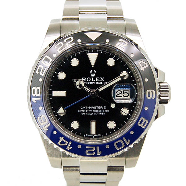 ロレックス　ROLEX　GMTマスター2　116710BLNR　40mm　青黒ベゼル　USED　中古