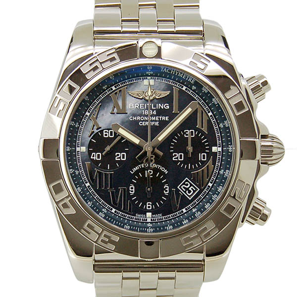 ブライトリング　BREITLING　クロノマット44 ブラックローマン マザーオブパール　S011B64PA　日本500本限定　44mm　USED　中古