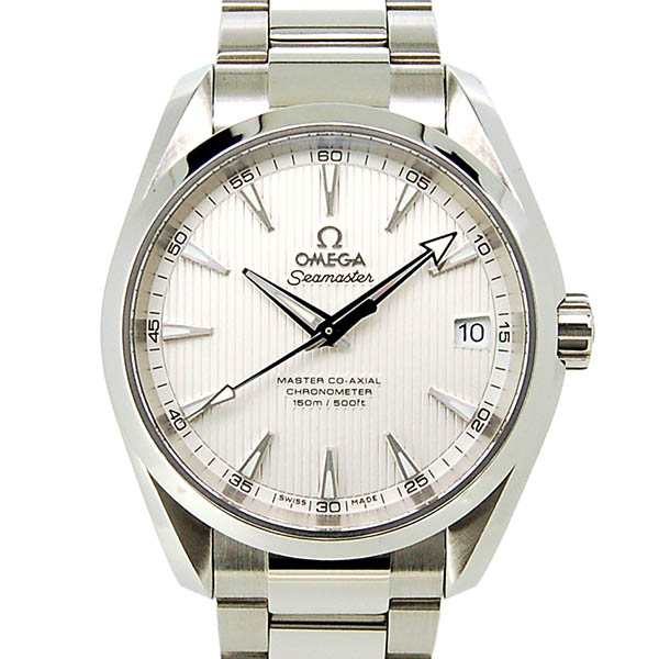 オメガ　OMEGA　シーマスター　アクアテラ　マスターコーアクシャル　231.10.39.21.02.002　SS　シルバー　未使用品