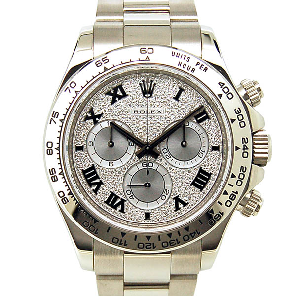 ロレックス　ROLEX　デイトナ　116509ZER　ホワイトゴールド　パヴェダイヤ　ランダム番　OH済　USED　中古