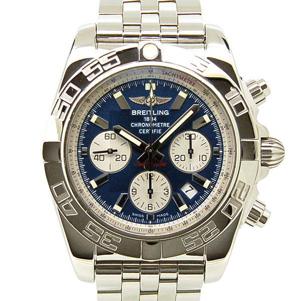 ブライトリング　BREITLING　クロノマット44　A011C88PA　メタリカブルー　SS　43,5mm　USED　中古