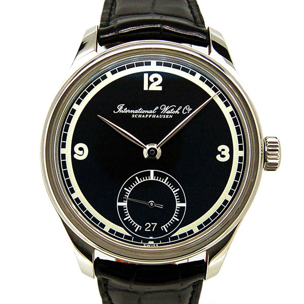 IWC　ポルトギーゼ ハンドワインド 8デイズ 75thアニバーサリー　IW510205　SS　43mm　ブラック　手巻き　世界750本限定　USED　中古