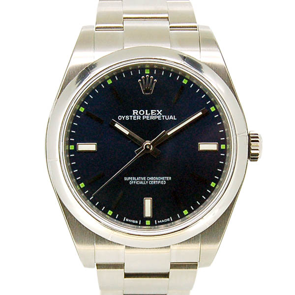 ロレックス　ROLEX　オイスターパーペチュアル　39　Ref.114300　ブルー　SS　メンズ　39mm　未使用品