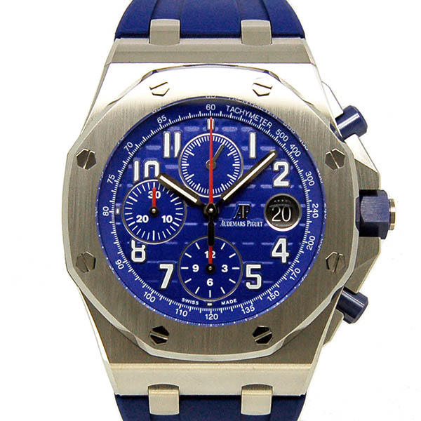 オーデマ・ピゲ　AUDEMARS PIGUET　ロイヤルオーク　オフショアクロノ　26470ST.OO.A030CA.01　ラバーベルト　ブルー　42mm　USED　中古