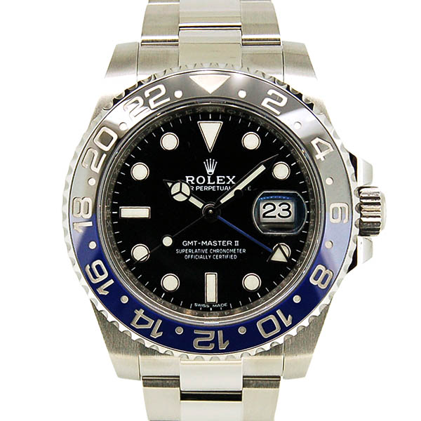 ロレックス　ROLEX　GMTマスター2　116710BLNR　40mm　青黒ベゼル　USED　中古