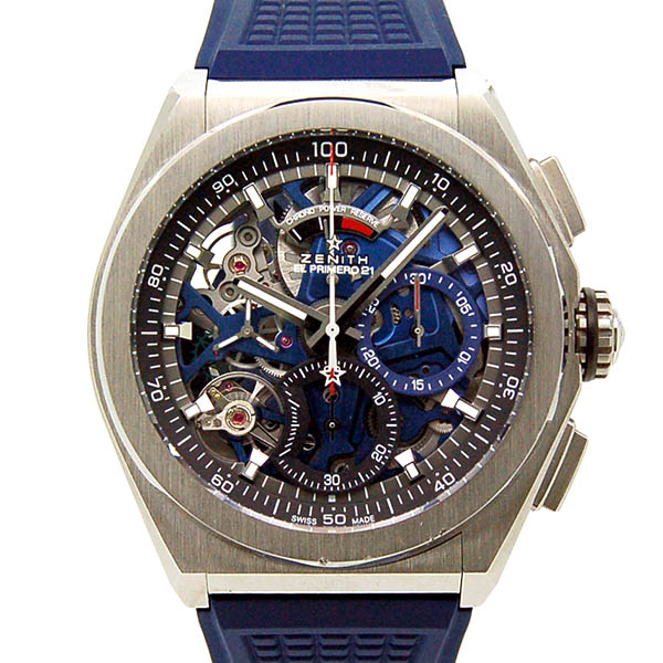 ゼニス　ZENITH　デファイ エル・プリメロ21　95.9002.9004/78.R590　44mm　チタン　USED　中古