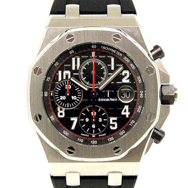 オーデマ・ピゲ　AUDEMARS PIGUET　ロイヤルオーク　オフショアクロノ　26470ST.OO.A101CR.01　ラバーベルト　ブラック　42mm　USED　中古
