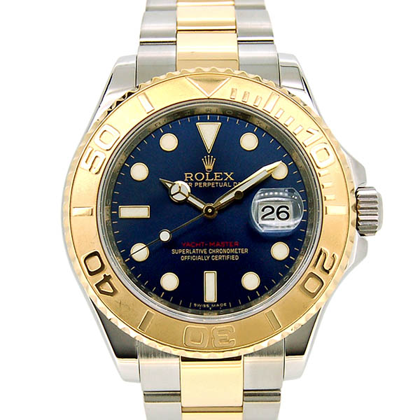 ロレックス　ROLEX　ヨットマスター　Ref.16623　18KYG×SS　ブルー　自動巻　40mm　M番ルーレット　USED　中古