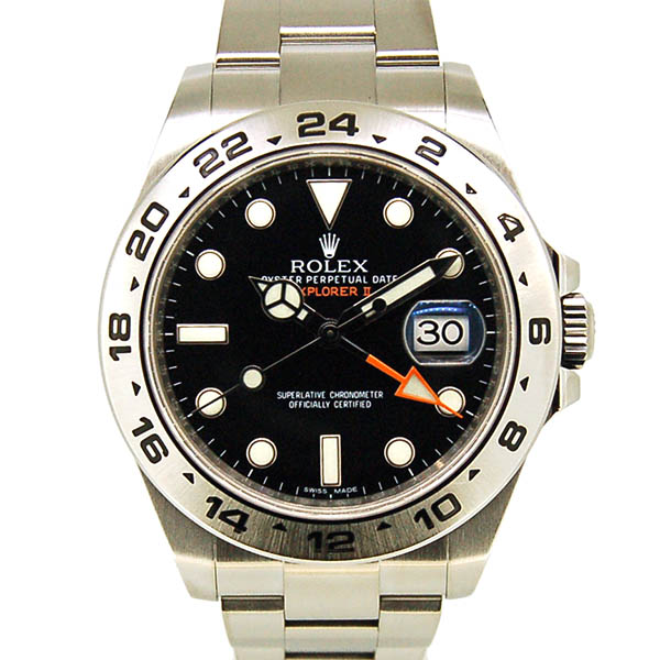 ロレックス　ROLEX　エクスプローラー2　Ref.216570　ブラック　ランダム番　USED　中古