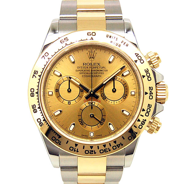 ロレックス　ROLEX　デイトナ　Ref.116503　シャンパン　SS×18KYG　USED　中古