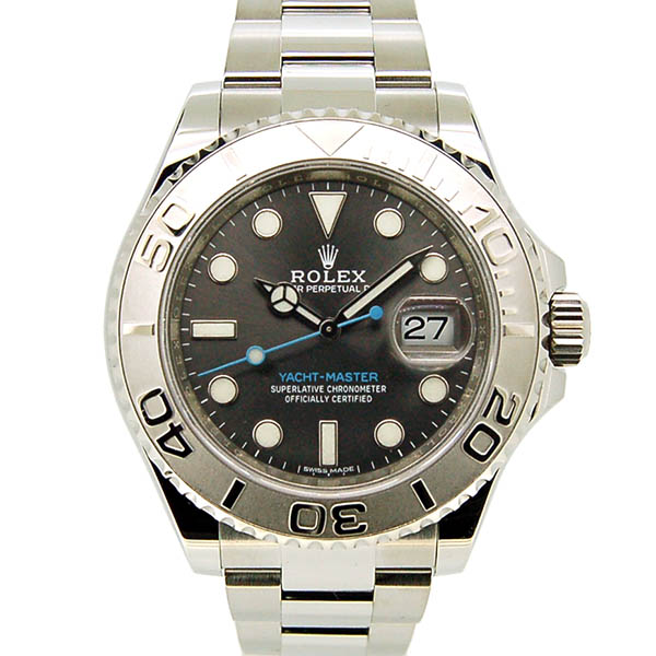 ロレックス　ROLEX　ヨットマスター　ダークロジウム　116622　40mm　国内正規品　USED　中古
