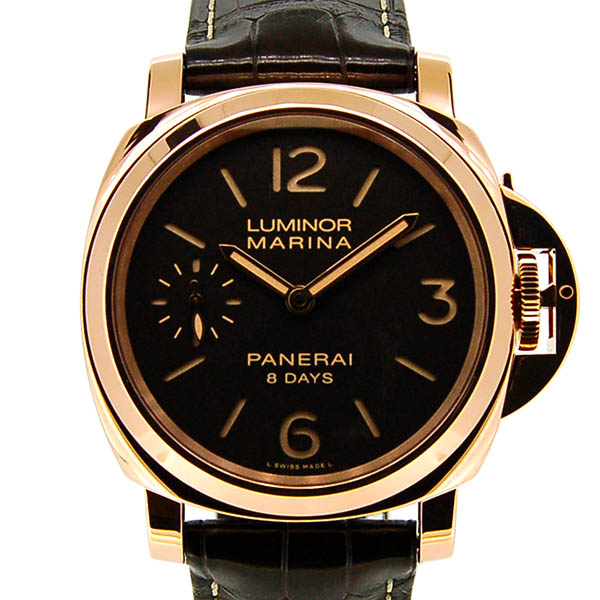 パネライ　PANERAI　ルミノールマリーナ　8デイズ　PAM00511　44mm　レッドゴールド　手巻き　USED　中古