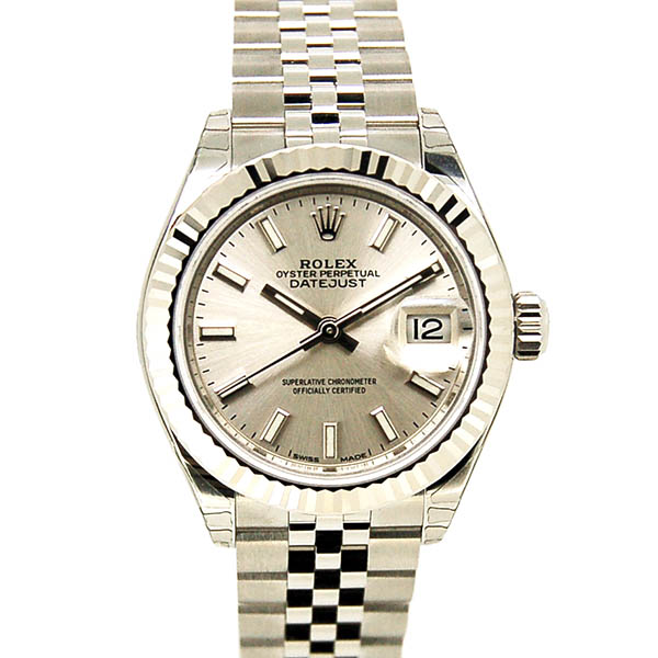ロレックス　ROLEX　レディ デイトジャスト 28　279174　シルバー　SS×WG　未使用品