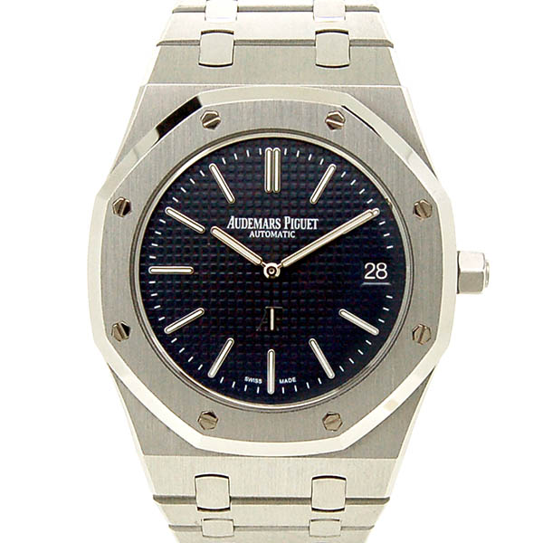 オーデマ・ピゲ　AUDEMARS PIGUET　ロイヤルオーク ジャンボ エクストラシン　15202ST.OO.1240ST.01　39mm　SS　ブルー　USED　中古
