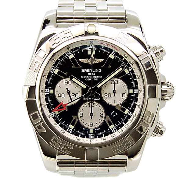 ブライトリング　BREITLING　クロノマットGMT　A041B69PA　オニキスブラック　SS　47mm　USED　中古