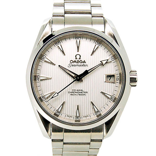オメガ　OMEGA　シーマスター　アクアテラ　231.10.39.21.02.001　メンズ　38.5mm　SS　シルバータペストリー　USED　中古
