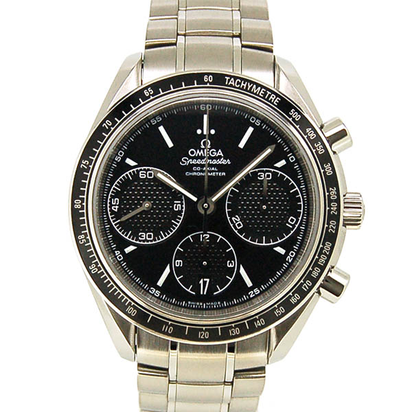 オメガ　OMEGA　スピードマスターレーシング　326.30.40.50.01.001　SS　ブラック　40mm　自動巻　USED　中古