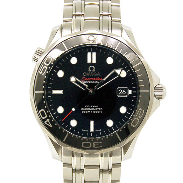 オメガ　OMEGA　シーマスター300　コーアクシャル　212.30.41.20.01.003　ブラック　41mm　USED　中古