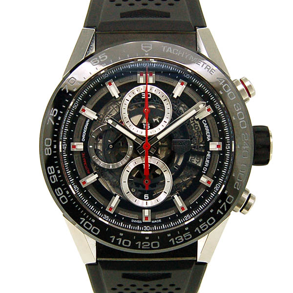 タグホイヤー　TAG HEUER　カレラ クロノグラフ キャリバー ホイヤー01　CAR2A1W　45mm　USED　中古