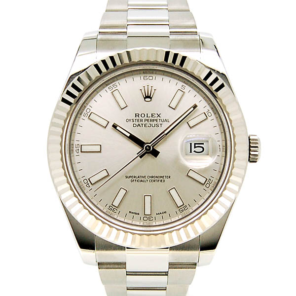 ロレックス　ROLEX　デイトジャスト2　Ref.116334　シルバー　41mm　SS×WG　ランダム番　国内正規品　未使用品