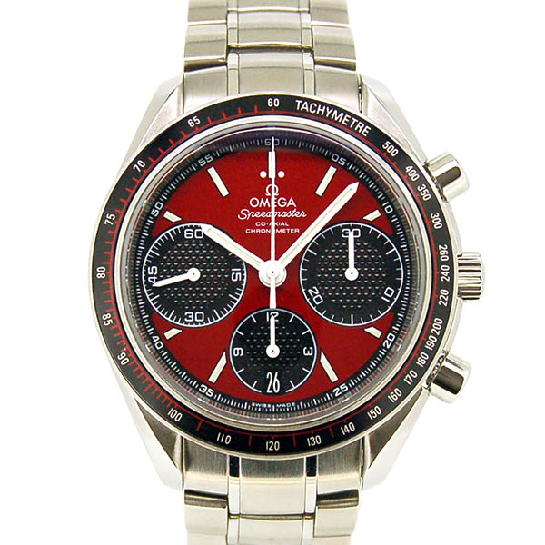 オメガ　OMEGA　スピードマスターレーシング　326.30.40.50.11.001　レッド/ブラック　40mm　USED　中古