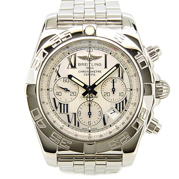 ブライトリング　BREITLING　クロノマット44　A011G76PA　シエラシルバーローマ　SS　43,5mm　USED　中古