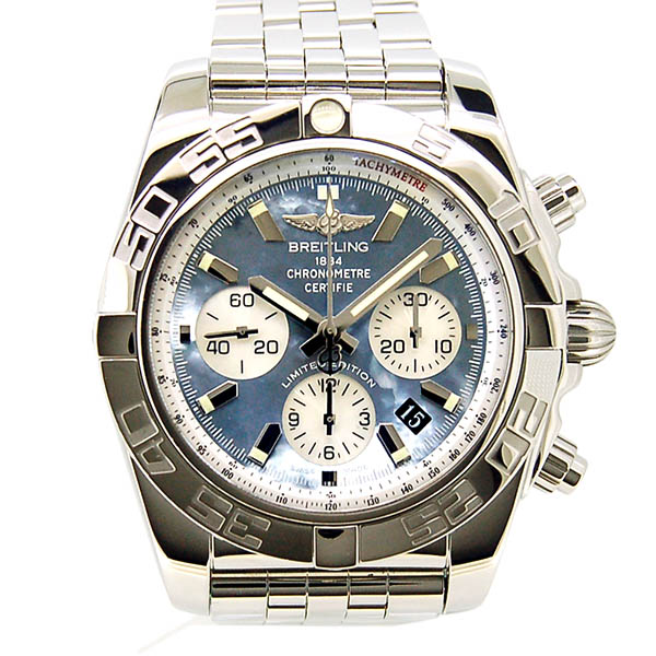 ブライトリング　BREITLING　クロノマット44　A011BWJPA　ブラック×ホワイトシェル　SS　44mm　日本400本限定　USED　中古