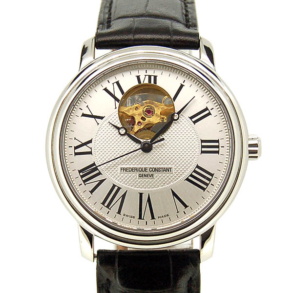 フレデリック・コンスタント　FREDERIQUE CONSTANT　クラシック　ハートビート　FC-310M3P6B　シルバー　USED　中古