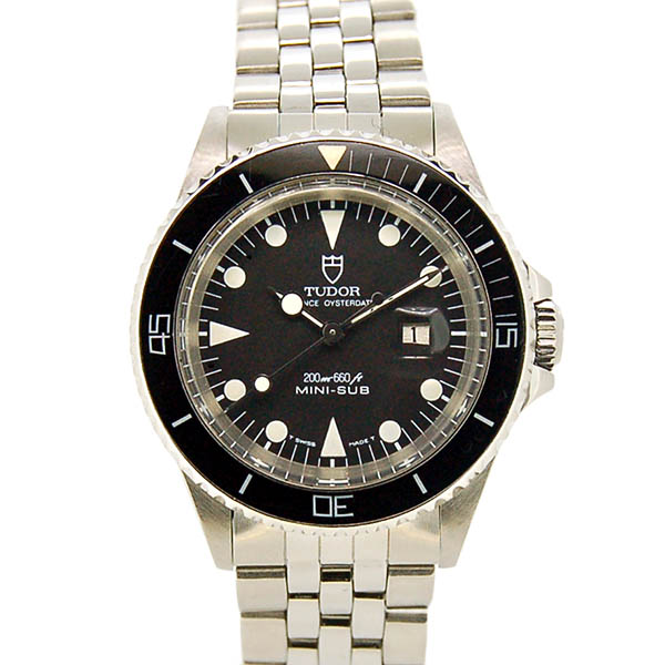 チューダー(チュードル)　TUDOR　プリンスデイト ミニサブ　94400　SS　ブラック　アンティーク　33mm　中古
