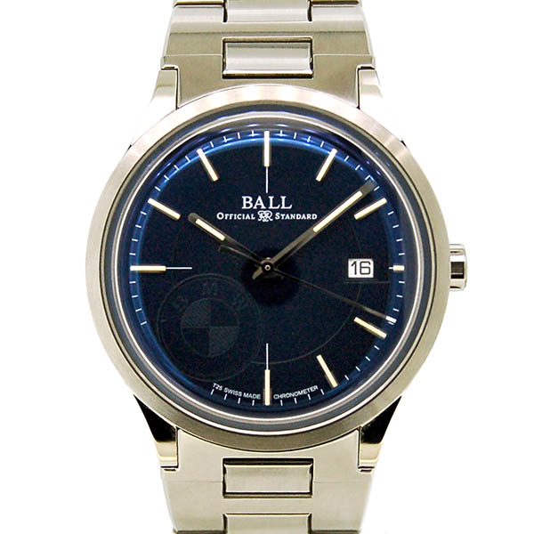ボールウォッチ　BALL　BALL for BMW クラシック ブルー　NM3010D-SCJ-BE　40mm　SS　USED　中古