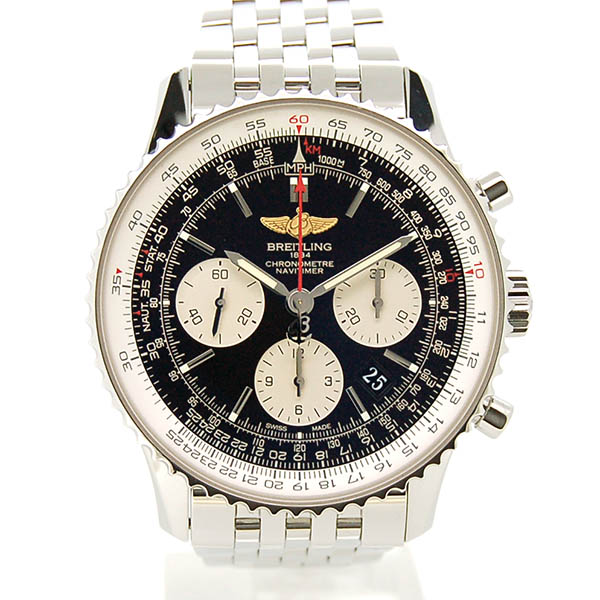 ブライトリング　BREITLING　ナビタイマー01　A022B01NP　自動巻　ブラック　SS　43mm　USED　中古