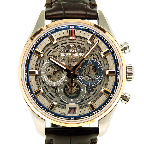ゼニス　ZENITH　エルプリメロ クロノマスター フルオープン　51.2081.400/78.C810　42mm　USED　中古