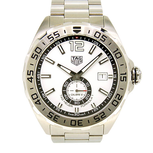 タグホイヤー　TAG HEUER　フォーミュラ1　キャリバー6　WAZ2013.BA0842　ホワイト　43mm　USED　中古
