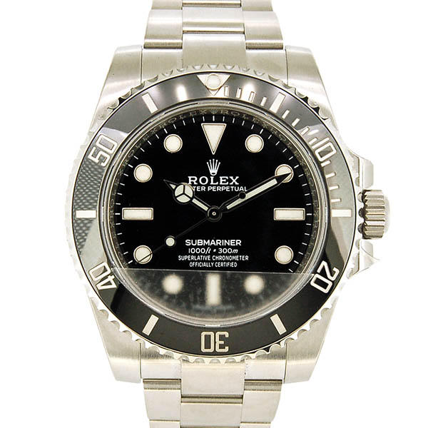 ロレックス　ROLEX　サブマリーナ　ノンデイト　114060　メンズ　SS　ブラック　ランダム番　未使用品