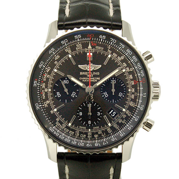 ブライトリング　BREITLING　ナビタイマー01 リミテッドエディション　S022F69WBD(AB0121)　ストラトスグレー　世界1000本限定　43mm　USED　中古