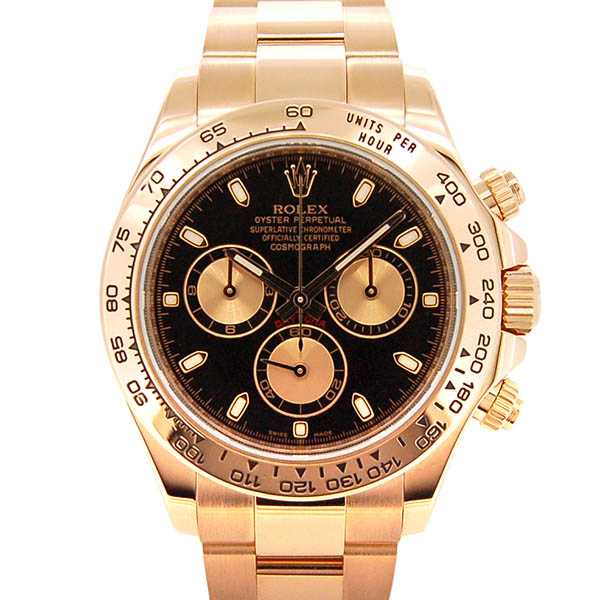 ロレックス　ROLEX　デイトナ　Ref.116505　エバーローズゴールド　ブラック/ピンク　ランダム番　USED　中古