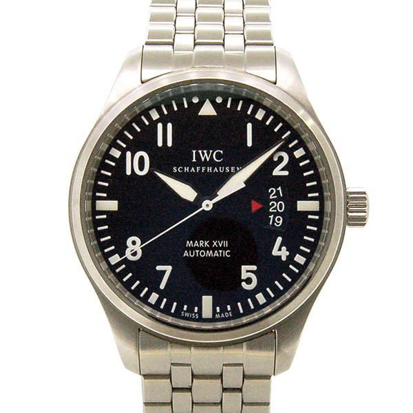 IWC　パイロットウォッチ　マーク17　IW326504　ブラック　41mm　USED　中古