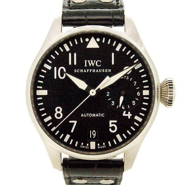 IWC　ビッグパイロットウォッチ　7デイズ　IW500901　SS　ブラック　自動巻　46mm　USED　中古
