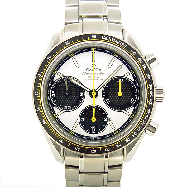 オメガ　OMEGA　スピードマスターレーシング　326.30.40.50.04.001　SS　ホワイト/ブラック　40mm　自動巻　USED　中古
