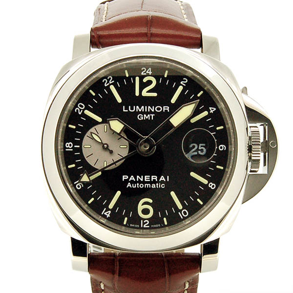 パネライ　PANERAI　ルミノールGMT　44mm　PAM00088　ブラック　S番　USED　中古