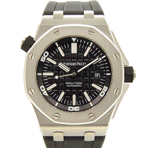 オーデマ・ピゲ　AUDEMARS PIGUET　ロイヤルオーク　オフショアダイバー　15703ST.OO.A002CA.01　ブラック　SS　42mm　USED　中古