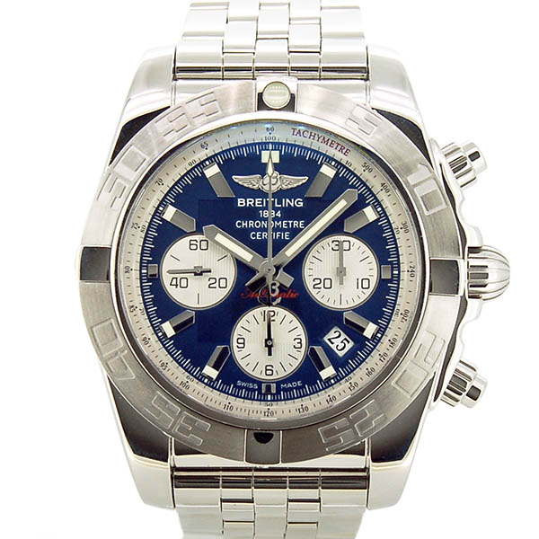 ブライトリング　BREITLING　クロノマット44　A012C88PA　ブルー　SS　43,5mm　USED　中古