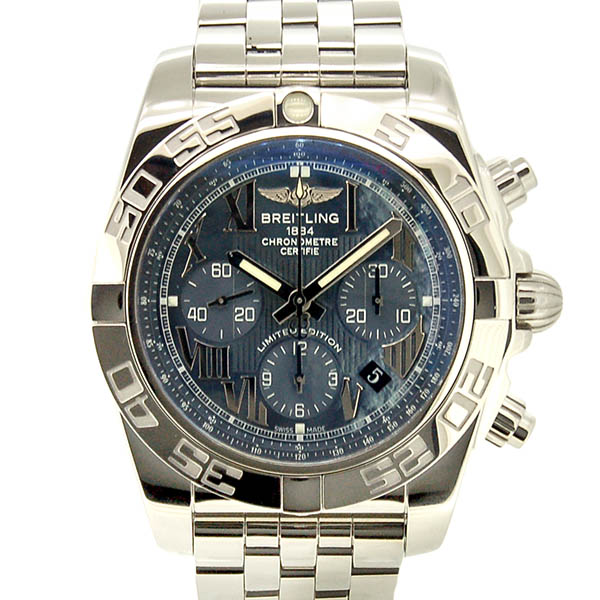 ブライトリング　BREITLING　クロノマット44　ジャパンリミテッド　A011BMPPA　ブラックシェルローマ　日本400本限定　USED　中古