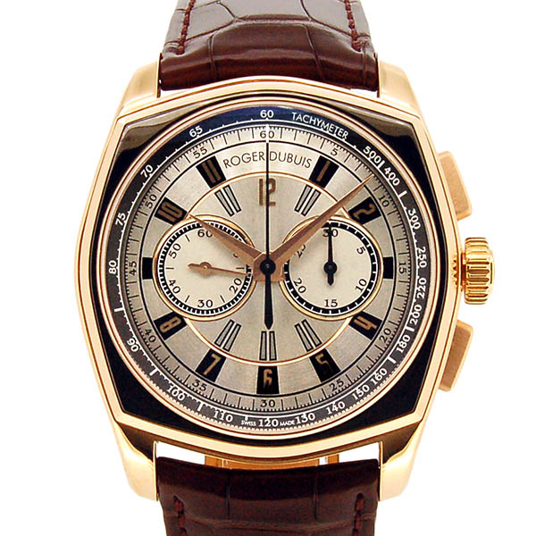 ロジェ・デュブイ　ROGER DUBUIS　モネガスク マイクロローター クロノグラフ　RDDBMG0004　ピンクゴールド　44mm　USED　中古