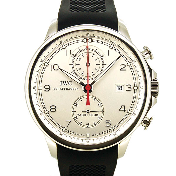 IWC　ポルトギーゼ　ヨットクラブ　IW390211　SS　シルバー　45.4mm　USED　中古