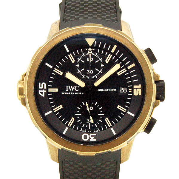 IWC　アクアタイマー クロノグラフ エクスペディション チャールズ ダーウィン IW379503 ブラック　ラバー　ブロンズ　44mm　USED　中古