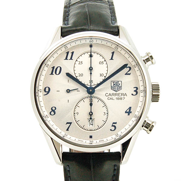 タグホイヤー　TAG HEUER　カレラ　ヘリテージ　キャリバー1887　CAR2114.FC6292　SS　革ベルト　USED　中古